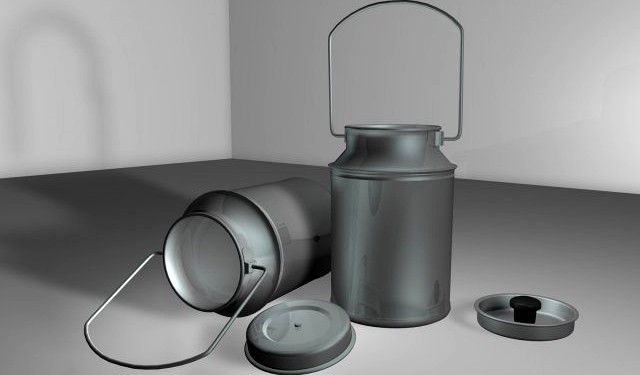 Milk Can 3D Model