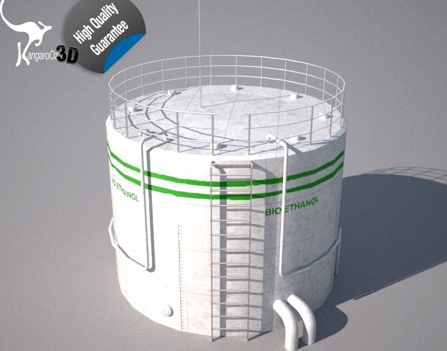 Bio Ethanol Tank 3D Model