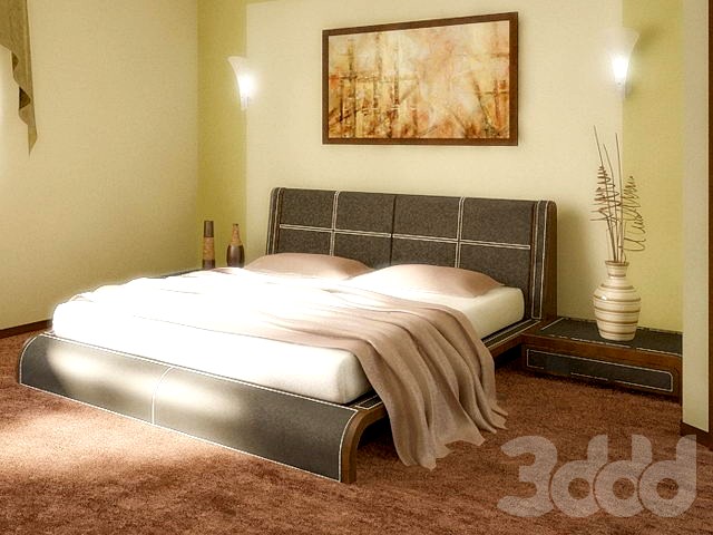 Кожанная кровать Morning