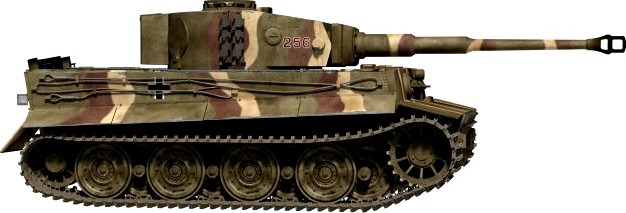 Tiger 1 Tank 3D Model