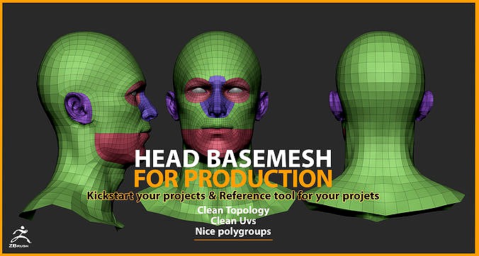 Head Basemesh for Production