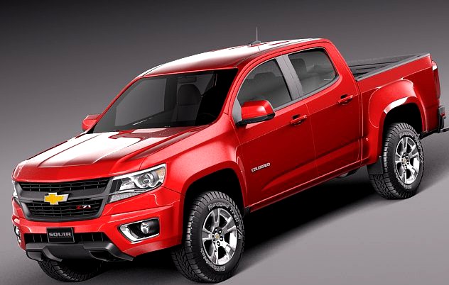 Chevrolet Colorado Double Cab 2015 3D Model