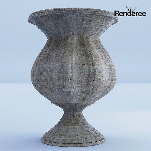 Cement Vase Antique