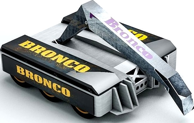 Bronco Fighting Robot 3d model