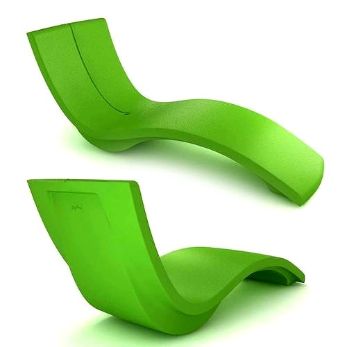 Tropitone Curve Chaise Lounge 3d model