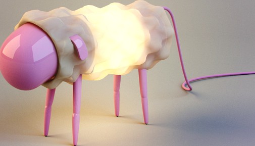 sheep lamp