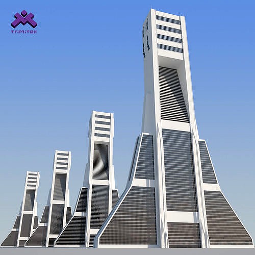 Futuristic Sci-Fi Skyscraper 02