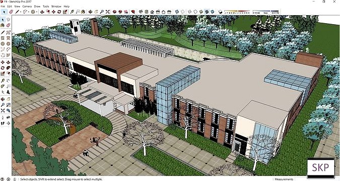 Sketchup Hospital F4