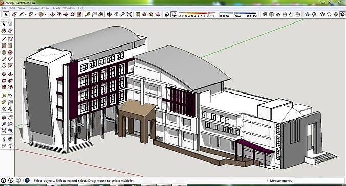 Sketchup Office Building C8