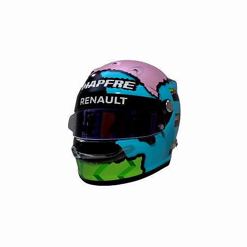 Ricciardo helmet 2019