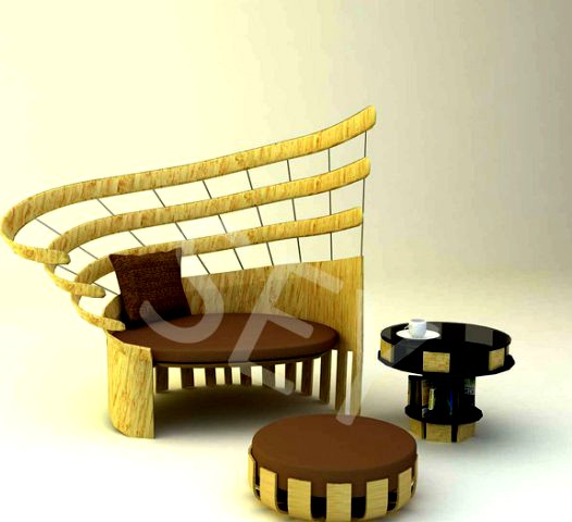 Relaxing Chair 3D Model