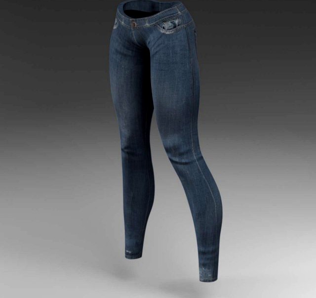 Female Jeans 3D Model