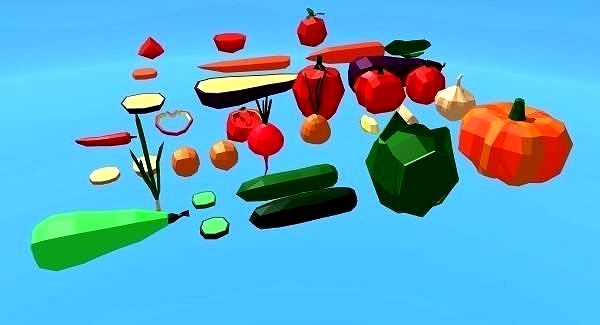 Vegetables game-ready Pack