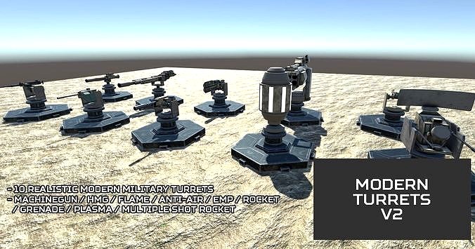 Modern Unmanned Turrets v2