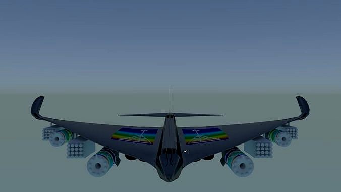 Strategic bomber jet - Endrio Infiniti WarFalcon A-101 FutureX-2