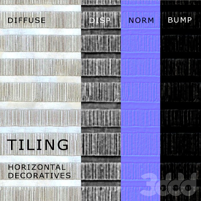 tiling horizontal decoratives