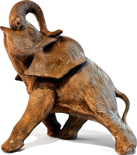 Decorative elephant statue