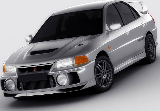 Mitsubishi Lancer Evo IV 3D Model