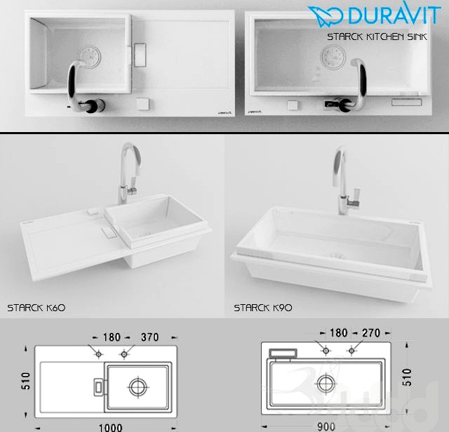 Duravit starck kitchen sink