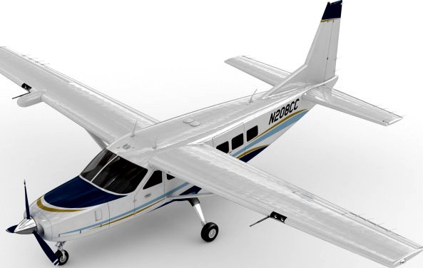 Cessna 208 Caravan 3D Model