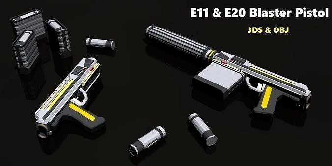 E11 - E20 Blaster Pistols