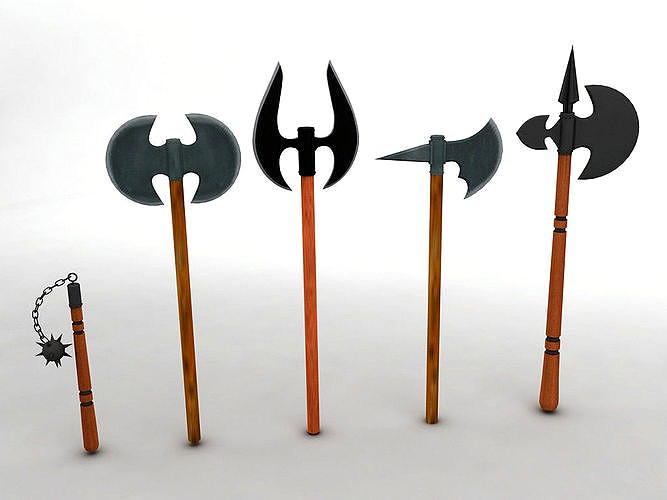 Medieval Weapons Pack Axe Mace