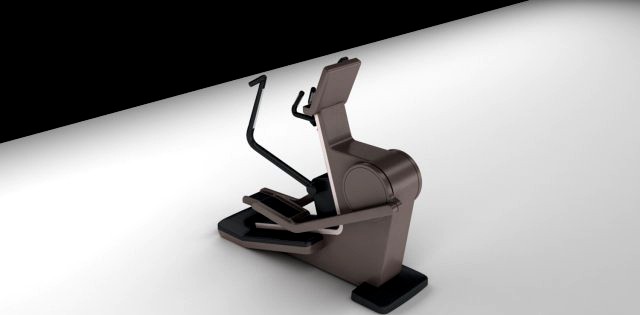 Synchro Gym Cardio Trainer 3D Model