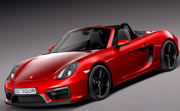 Porsche Boxster GTS 2015 3D Model