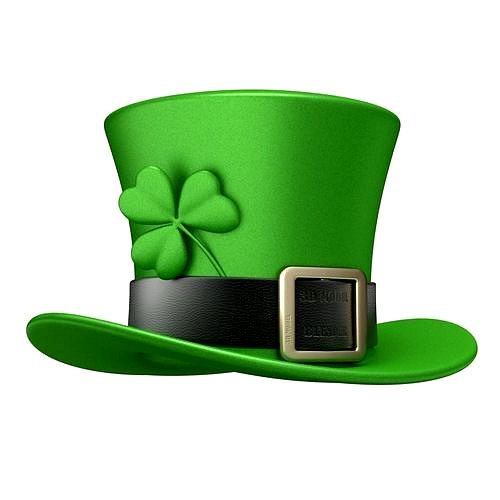 Saint Patrick Day Hat with Clover