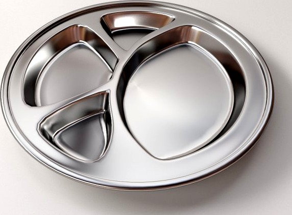 Cafeteria Tray 3D Model