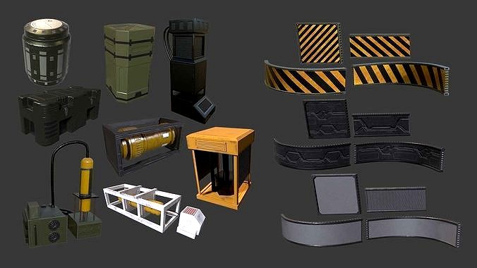 Sci-fic Assets pack