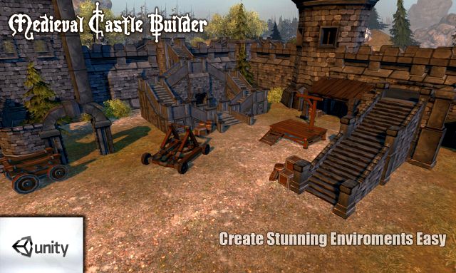 Medieval Castle Builder 3D Model