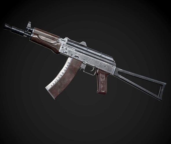 AK-74U AAA FPS Game Ready Weapon Asset