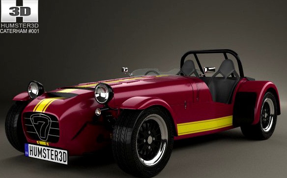 Caterham Seven 620R 2013 3D Model