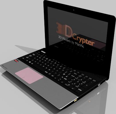 Notebook 3D Model