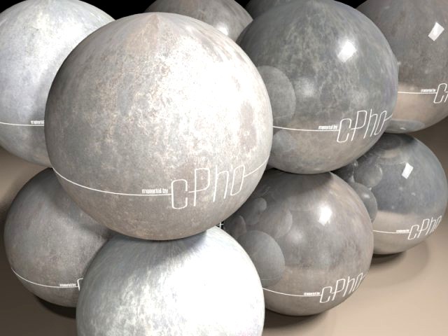 MATERIAL 12pk  Seamless Water Set Concrete 01 3D Model