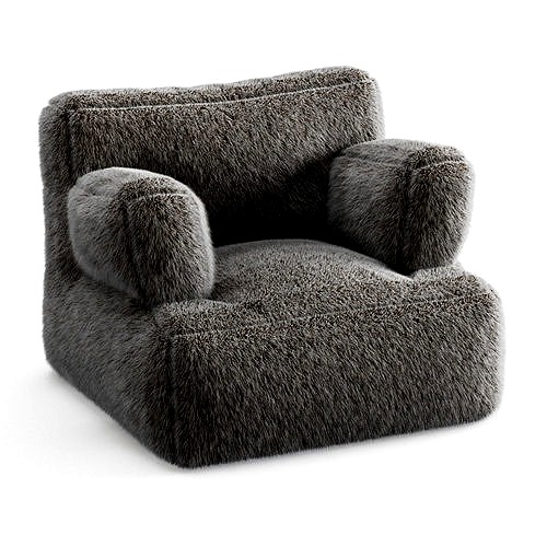 Iced Faux Fur Eco Lounger