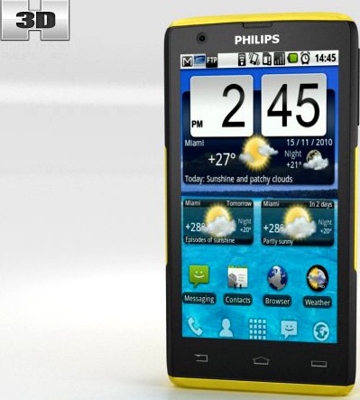 Philips Xenium W6500 3D Model