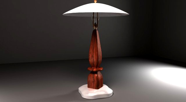 Table Touch Lamp 3D Model