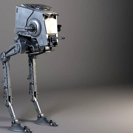 Star Wars AT ST 3D Model
