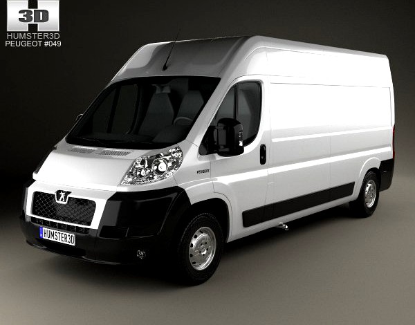 Peugeot Boxer Panel Van 2007 3D Model