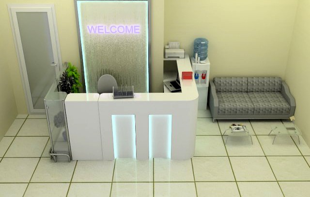 Reception 3D Model