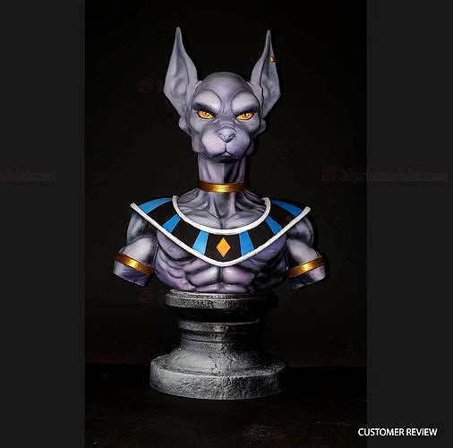 Dragon Ball Super Beerus STL File  | 3D