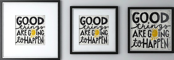 Art.com-GOOD THINGS ARE GOING TO HAPPEN