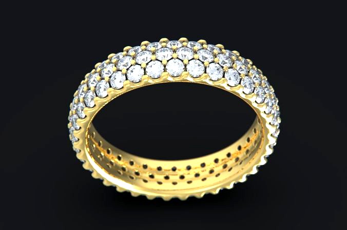 Pave Ring | 3D
