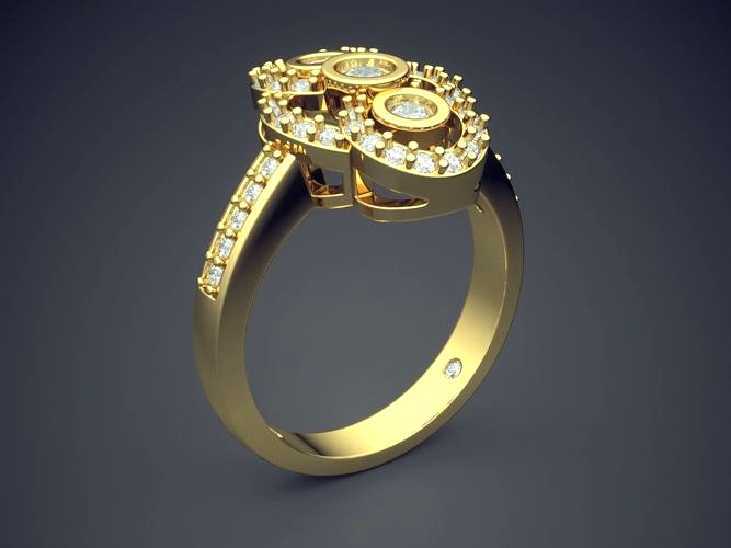 Luxurious Perfectly Detailed Elegant Ring for Women 1092 | 3D