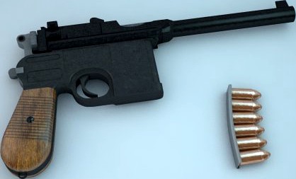 Mauser C96 3D Model