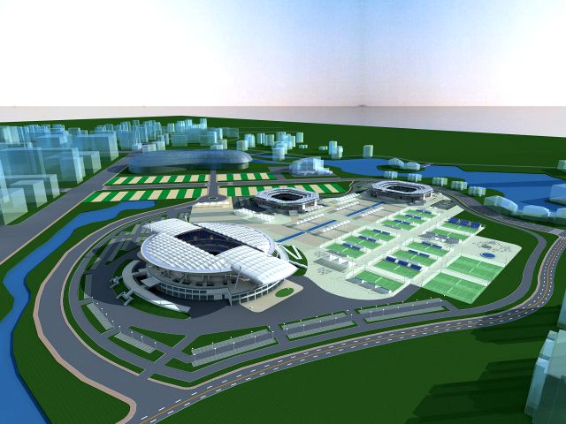 Grand Stadium 017 3D Model