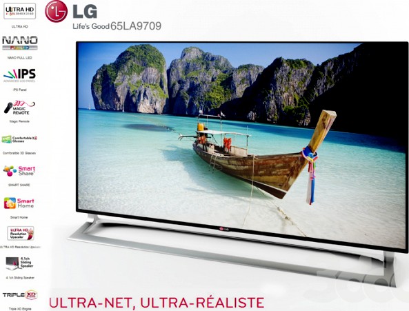 smart 3d Tv LG 65LA9709 UHD