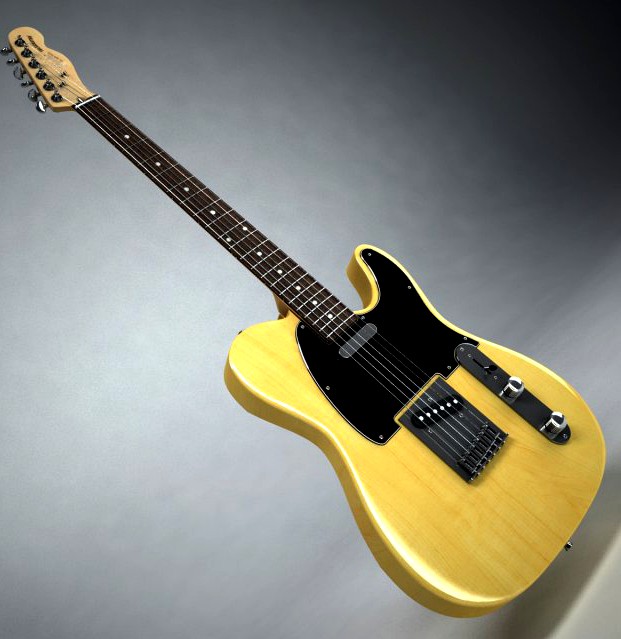 Fender Telecaster 3D Model